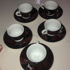 SOLD - Ferrari themed coffee/espresso set